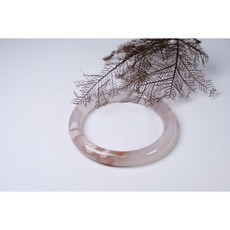 大腳丫玉石 櫻花瑪瑙手鐲 玉鐲 圓骨鐲 天然無優化 手圍56.5mm 新竹實體店, 1個