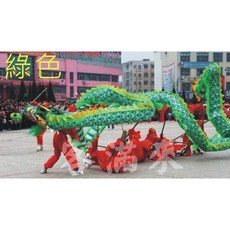 客滿來 舞龍舞獅 國標龍 道具 表演 民俗技藝 競技比賽 學校 廟會 布龍, 1個, 黃布龍+黃衣5節綢布龍+6套服裝BECQ