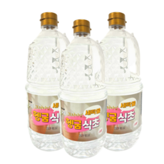 으뜸 프리미엄 세탁물 헹굼 식초, 3개, 1.8L