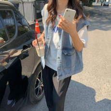 女款牛仔背心
