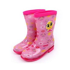 모아샵 금비 하이 장화 캐릭터 여아동 학생 레인부츠 PVC 캐릭터장화 장마