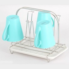 물컵 건조수납용 올인원 식탁용 컵걸이선반 청결 위생건조 싱크대용 간편건조 주방용, 컵걸이(M형)