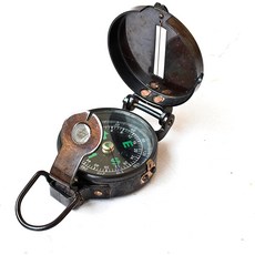 빈티지 렌즈 컴퍼스 블랙 밀리터리 내비게이션 장치 항해 앤티크 황동 기능성 캠핑 보트 홈 데코, 나침반 빈티지 렌사틱 검정 군용 항해용 장치 항구적 골