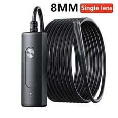 내시경 카메라 스마트폰 연결 무선 단일 및 이중 렌즈 WiFi 보어스코프 자동차 방수 하드 파이프 안드로이드 IOS용 2MP, 2) 1m  Single lens, 1개