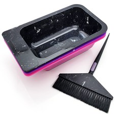 뜨리고 몬스터 일자붓+전용볼세트 염색빗 염색볼 염색솔, 1개