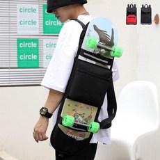 무배 당출 큐 스케이트보드 백팩 남여공용 대학생가방 스포츠, 1개, 블랙