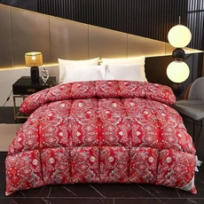 따뜻한 겨울 이불 두꺼운 사계절 포근한 침구 무거운, 스티치