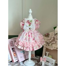 寵物公主裙，奶油蛋糕款寵物洋裝，甜美仙女裙，適用貓咪狗狗兔子，四季款, 1個, 奶酪蛋糕,XS碼（1.0-1.5公斤左右）