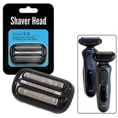 브라운 NEW 5/6 시리즈 면도날 면도날망 리필 호환용, 53B(블랙), 1개, 1개입