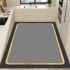 싱크대발매트 주방바닥매트 PVC 깔끔 방오 50x80cm