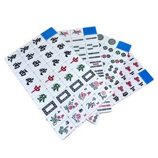 電動麻將桌專用麻將, 藍色, 1套