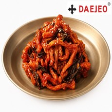 국산 무말랭이 무침 밥반찬 밑반찬 무우말랭이무침 HACCP인증, 3개, 400g