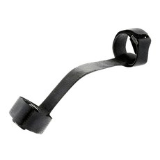 自行車手提帶 省力單手攜車帶 尼龍提把 上下樓梯助力帶, 黑色, 1個