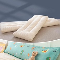 長抱枕套 恐龍圖案, 針織雙人枕【受壓2cm】送小恐龍枕套