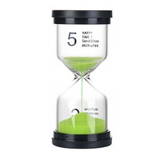 玻璃沙漏 1/3/5/10/15/45分鐘 餐廳佈置 兒童刷牙計時器 泡茶計時器 交換禮物, 5分鐘
