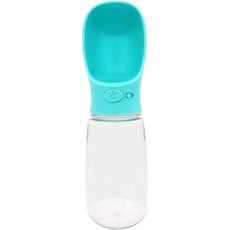 UrbAmerican 강아지 물병 휴대용 반려동물 여행용 그릇 접이식 디스펜서 산책 하이킹용 액세서리 물병 활성탄 필터 포함 누출 방지 식품 등급 소재 207465, 강아지 물병 휴대용 반려동물 여행용 그릇 접이식 디스펜