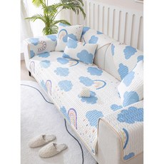 돌쇼파 커버 라텍스 매트 패드 매트리스 스펀지 무늬 토퍼 덮개 카우치, C, 70x70cm팔걸이와등받이로사용가능