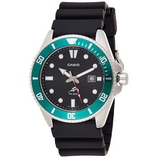 카시오 아날로그 청새치 다이버 시계 MDV-106B-2AVCF 172006, Resin Strap, Green