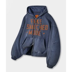 디미트리 블랙 DIMITRI BLACK VLAD SNATCHED 패치 크롭 후드 집업_피그먼트 네이비 607217, 1 (M)