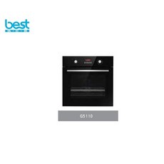 愛琴海廚房 義大利BEST G5100 黑色3D立體上下火旋風烤箱 60L大容量 三層防燙玻璃門