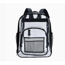 防潑水透明背包 透明書包 後背包 兒童透明無塵包 PVC輕巧後背包
