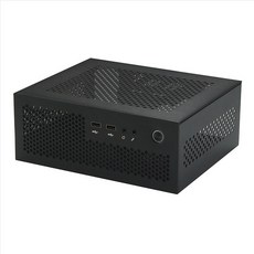A09 HTPC 컴퓨터 케이스 미니 ITX 게임 PC 섀시 데스크탑 섀시 USB2.0 컴퓨터 케이스 홈 컴퓨터 케이스, 검은색, 한개옵션0