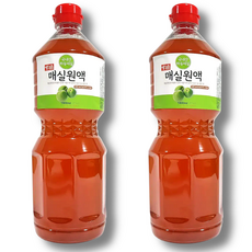 예가촌 업소용 매실원액 100% 국내산 매실청원액 매실액기스 매실청, 1.8L, 2개