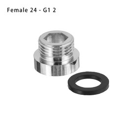 세탁기 포함 금속 통풍기 어댑터 주방 수도꼭지 물 절약 탭 커넥터 외부 스레드, 2. Female 24 - G1 2