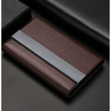 아이셀로 명함 지갑 케이스, 1개, 브라운