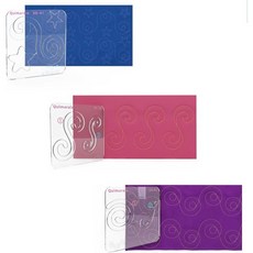 퀼팅 템플릿 스월 디자인 프리 모션 시리즈에는 기계 크리에이티브 스텐실 가정용 재봉틀 SD-A 용품을 위한 지침 템플릿이 포함되어 있습니다