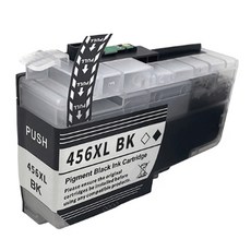 456XL Y 黃色顏料墨水匣，色彩鮮明，安裝簡便，適用多款印表機, Black, 1個