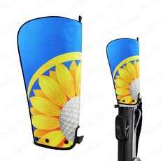 골프 하프백 전용 후드 커버 PU 소재 골프백 방수 헤드 카바, 하프백전용 06. Sunflower 36