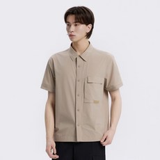 매장정품 NATIONALGEOGRAPHIC N262MSH330 에어서커 반팔 셔츠 OAK BEIGE N262MSH330511 288689