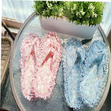 페이즐 걸레 발걸레 실내화 걸레슬리퍼, 레드