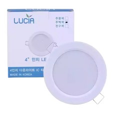 다운라이트 좋은빛 일반 100MM 8W 주백색 JO48DL1764000 JF1103718002, 1개