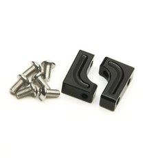 자동차 서보 마운트 브래킷 크롤러 부품 알루미늄 고정 스탠드, 2. Black, 1개