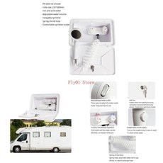 별도 스위치 야외 채소 세탁 분무기가있는 외부 샤워, 1개