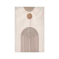 DFMEI 夏季新款莫蘭迪拼色免打孔門簾ins風小清新布藝門簾遮擋, ML10182