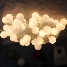 업소 50구 트리 전구 식당 교회 크리스마스 앵두 학원 성당 소품 전구색 유치원 인테리어 카페 장식품 일체형 어린이집 성탄절 _809811EA, 단품