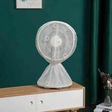 PEVA 박스팬 탁상형 선풍기 커버 플라워 서큘레이터커버 선풍기커버, 단품