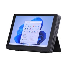 輕巧觸控電腦平板，內建支架，預裝Windows系統，方便攜帶, 黑色, M11 (N150), 512GB, 16, Windows