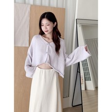 Twenty 每天都想穿--親膚軟糯霧感排扣針織上衣 2502041