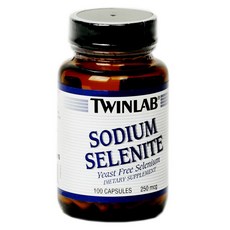 TWINLAB 亞硒酸鈉膠囊 250mcg, 100顆, 1罐