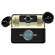 逗映 無線麥克風 磁吸領夾式收音器, 二拖二全能版本, A6S
