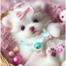 베라킴 반려견 반려묘 야광방울목걸이, 1개, 민트작은방울