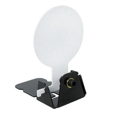 소형 미니어처 거꾸로 된 대상 금속 사격 연습 대상 수동 재설정 연습 대상, 흰색과 검은 색