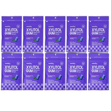 스위토리 자일리톨 껌 블루베리 앤 민트향껌, 30.8g, 10개