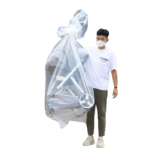 다패킹 두꺼운 대형 PE 김장비닐 유아용품 이삿짐 정리 김장 봉투, 1개입, 5개, 4호(100x120)