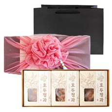 자화만사성 호두정과 보자기 선물세트, 1세트, 300g