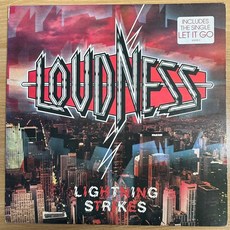 중고LP) Loudness (라우드니스) - Lightning Strikes (Let It Go/Ashes In The Sky) (자켓EX+/음반NM)
